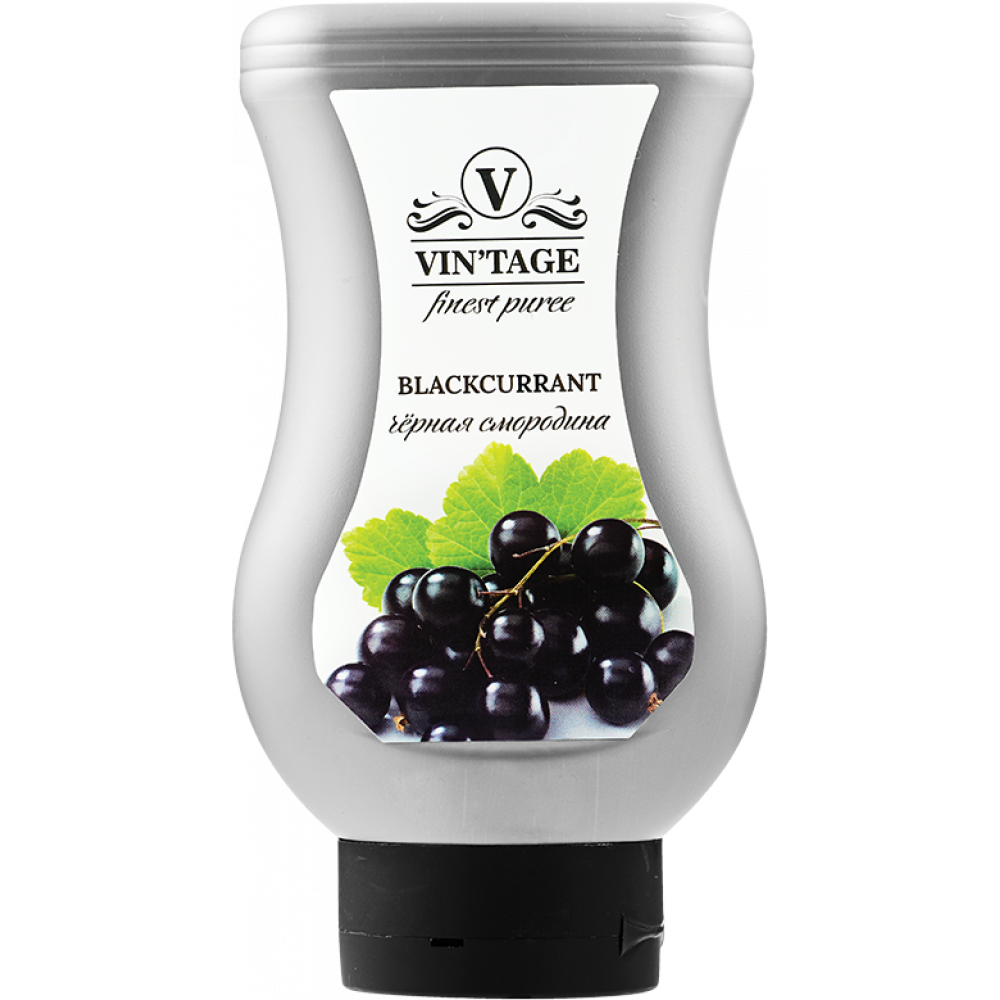 Черная смородина фруктовое пюре VIN’TAGE